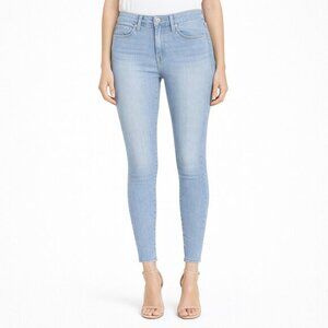 MOTHER The Muse Ankle Jeans Women's 27 Light Wash Blue Straight Leg Denim